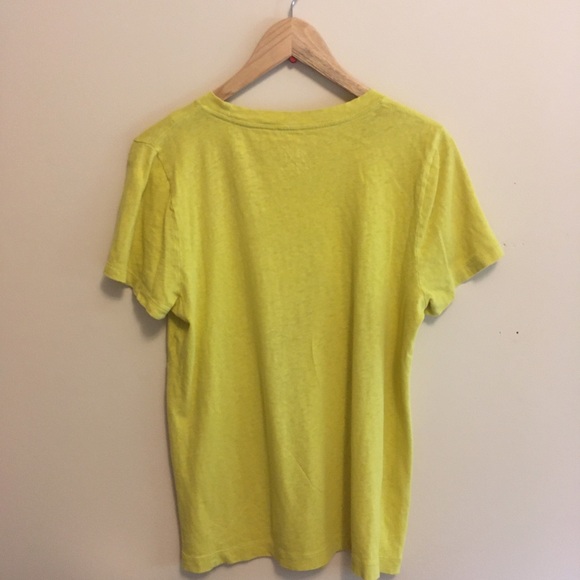 J.Crew Extra Large Mustard Yellow Painter Tee - Picture 2 of 3